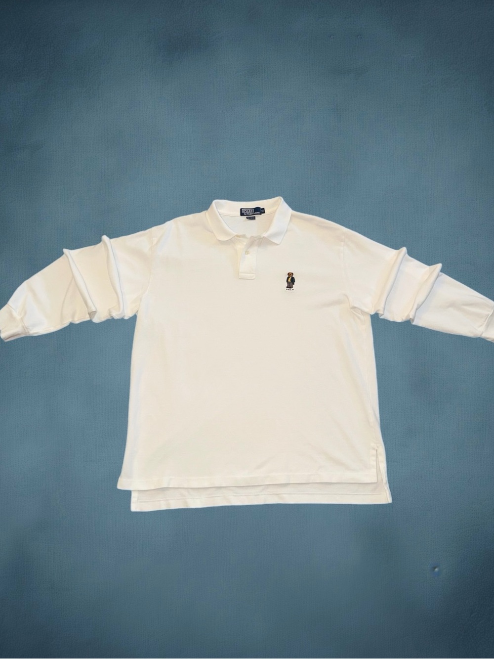 Polo by Ralph Lauren White Long-Sleeve Polo Shirt